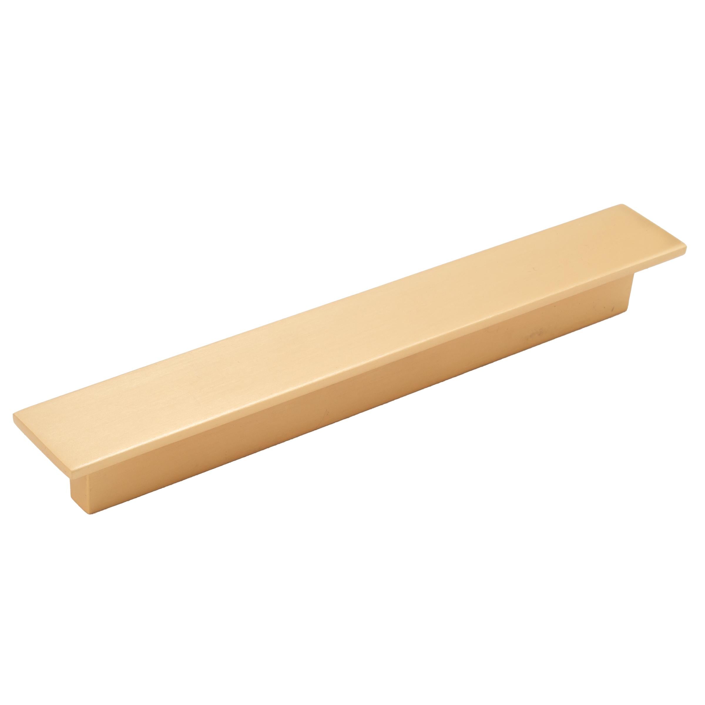 Stone Harbor Hardware Mesa Cabinet Pull, 128 Millimeters, Satin Brass