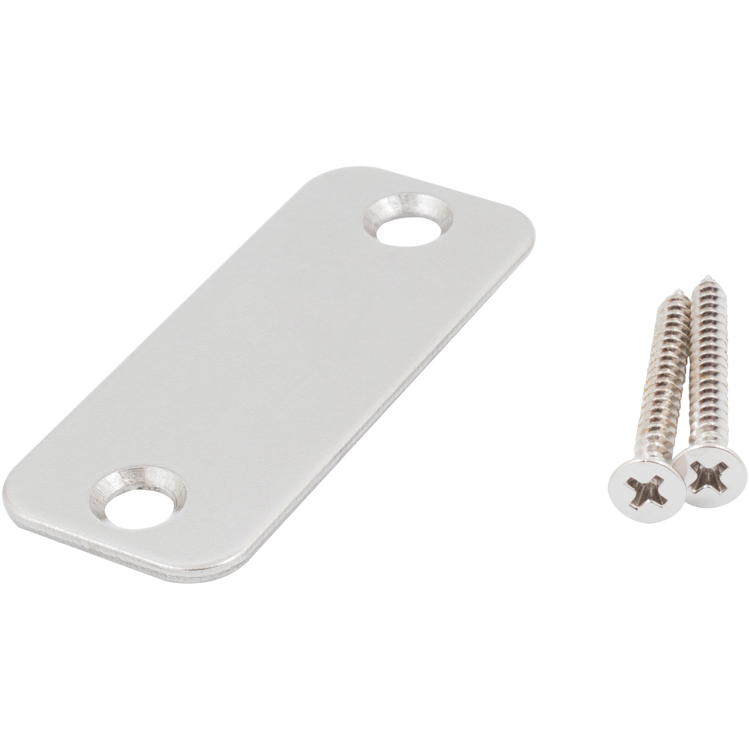 Round Corner Blank Strike Plate, 1-1/8" x 2-3/4"