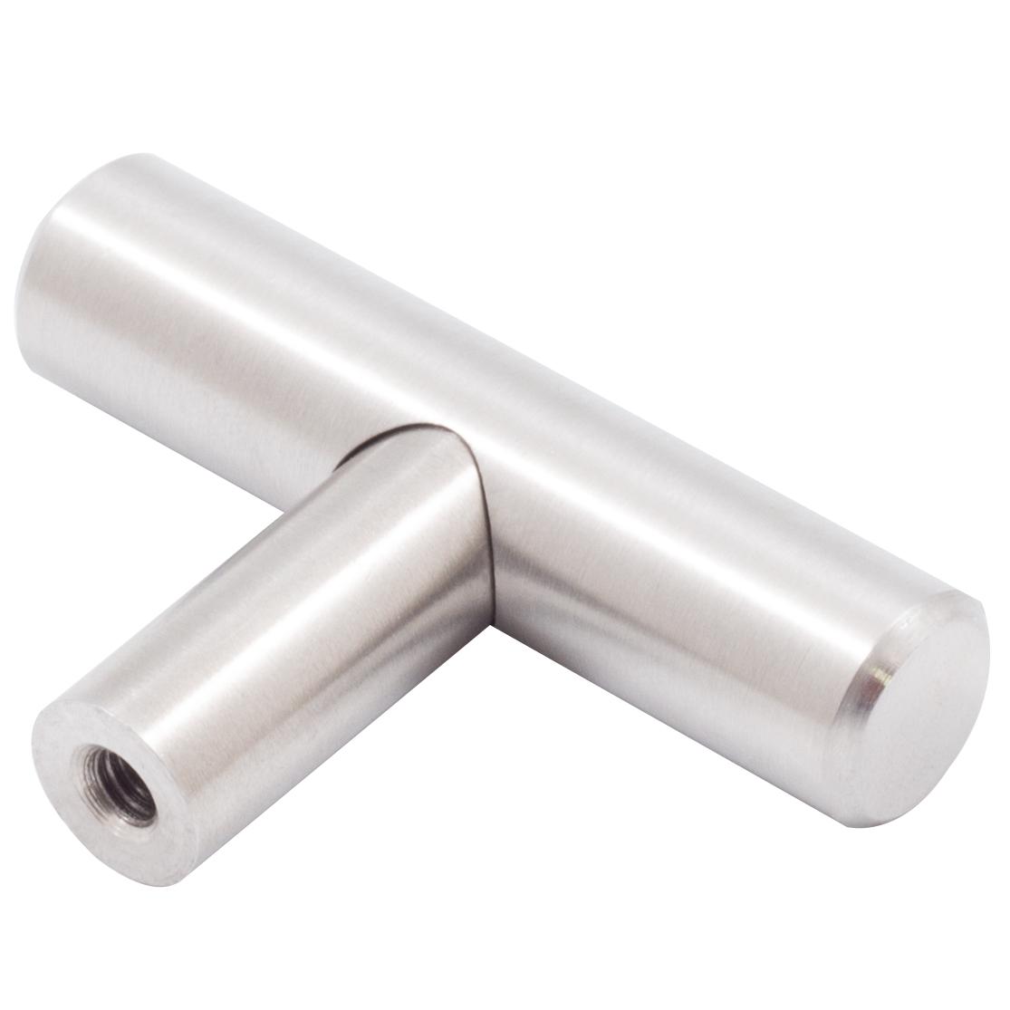 Stone Harbor Hardware Bar Cabinet Pull, 50mm Overall Length, Satin Stainless Steel
