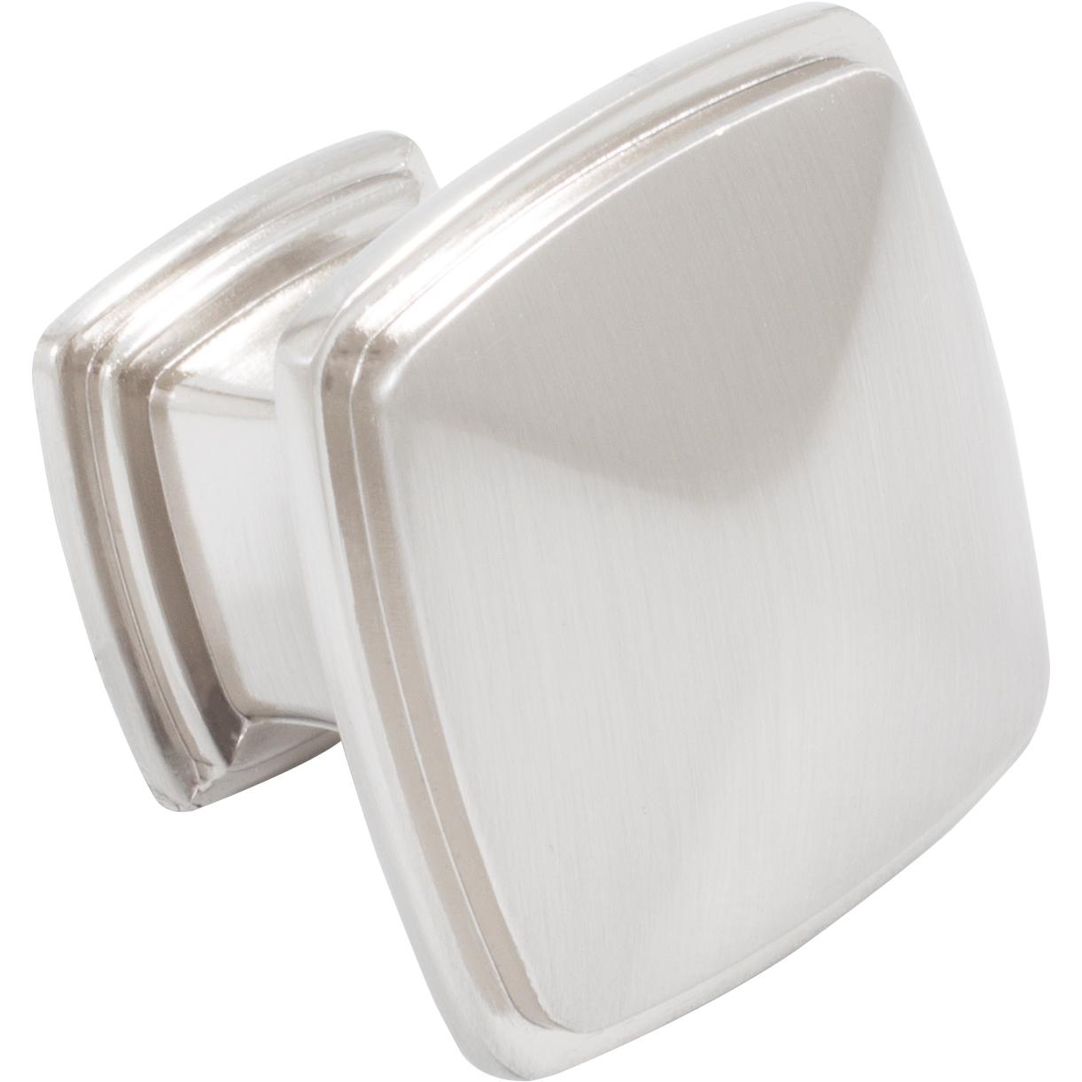 Stone Harbor Hardware Sherwood Cabinet Knob, 1-1/4 Inches, Satin Nickel