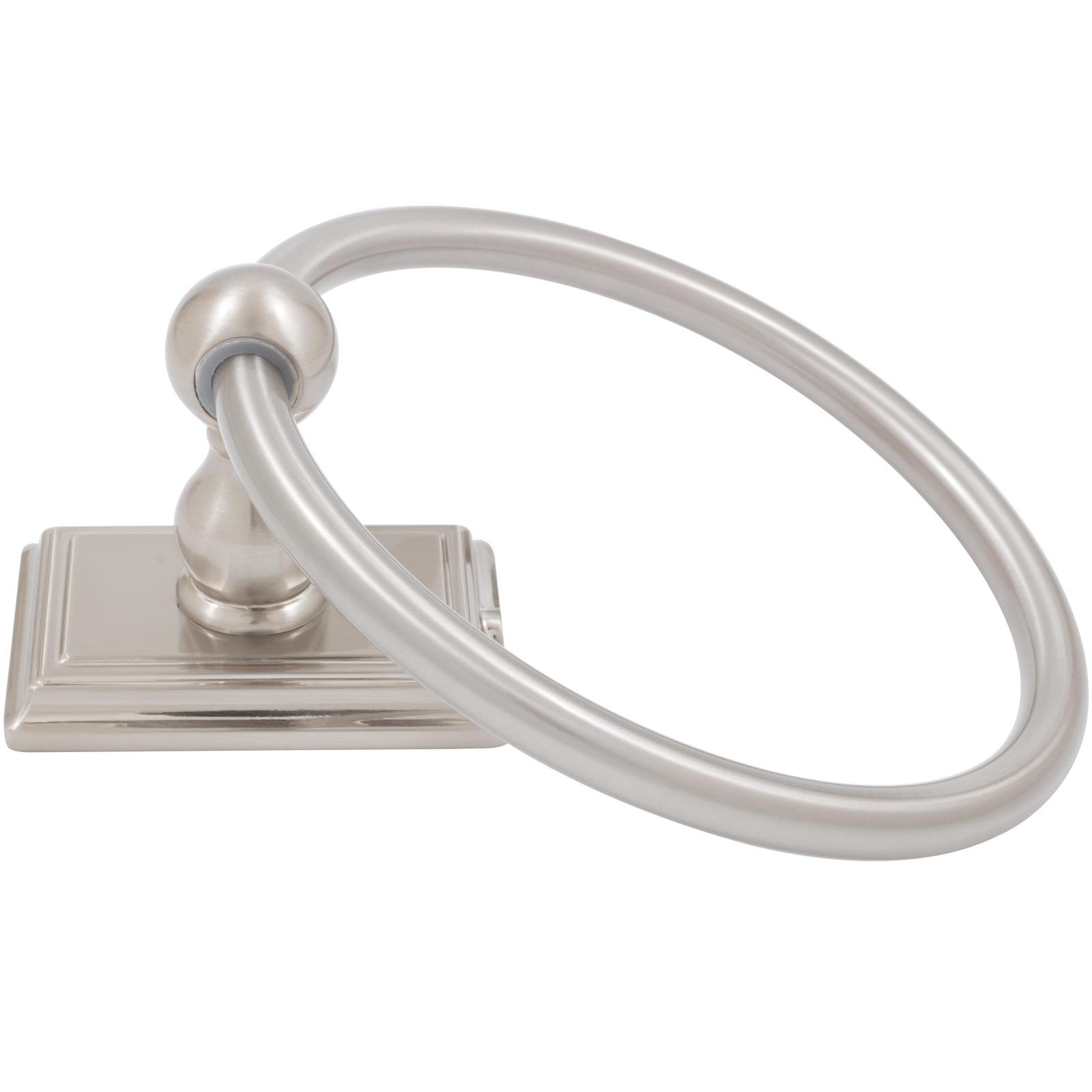Stone Harbor Hardware Westwood Towel Ring, Satin Nickel