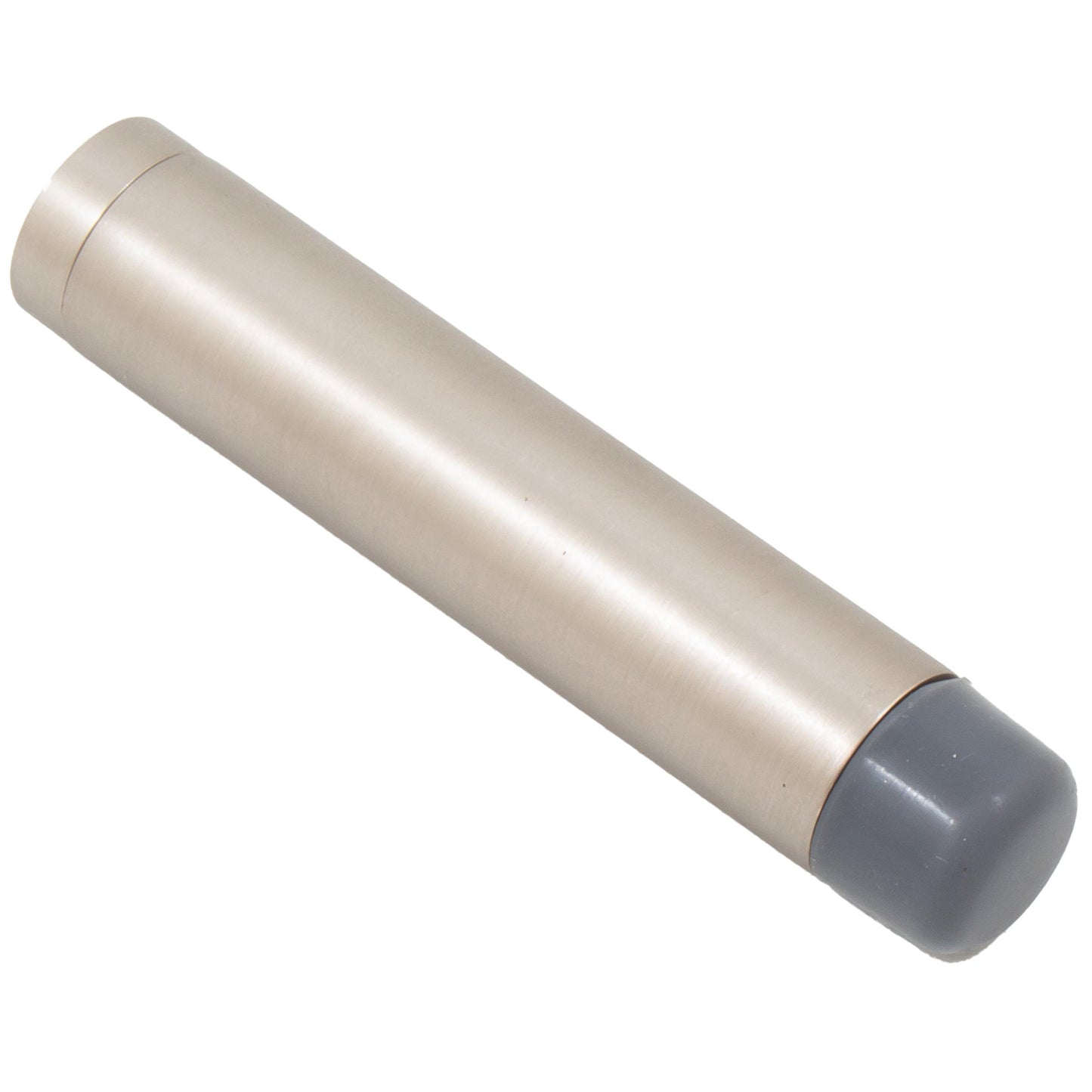 Stone Harbor Hardware Contemporary Round Door Stop, 3 Inches, Satin Nickel