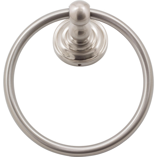 Charlotte Towel Ring - Satin Nickel