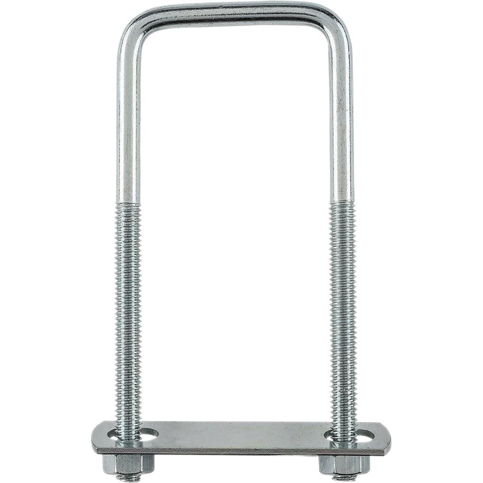 National Hardware - 2192BC35 5/16" X 2" X 5" Square U Bolt - Zinc Plated