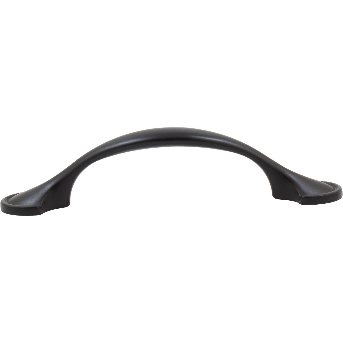 Stone Harbor Hardware Fairport Spoon Cabinet Pull, 3 Inches, Matte Black