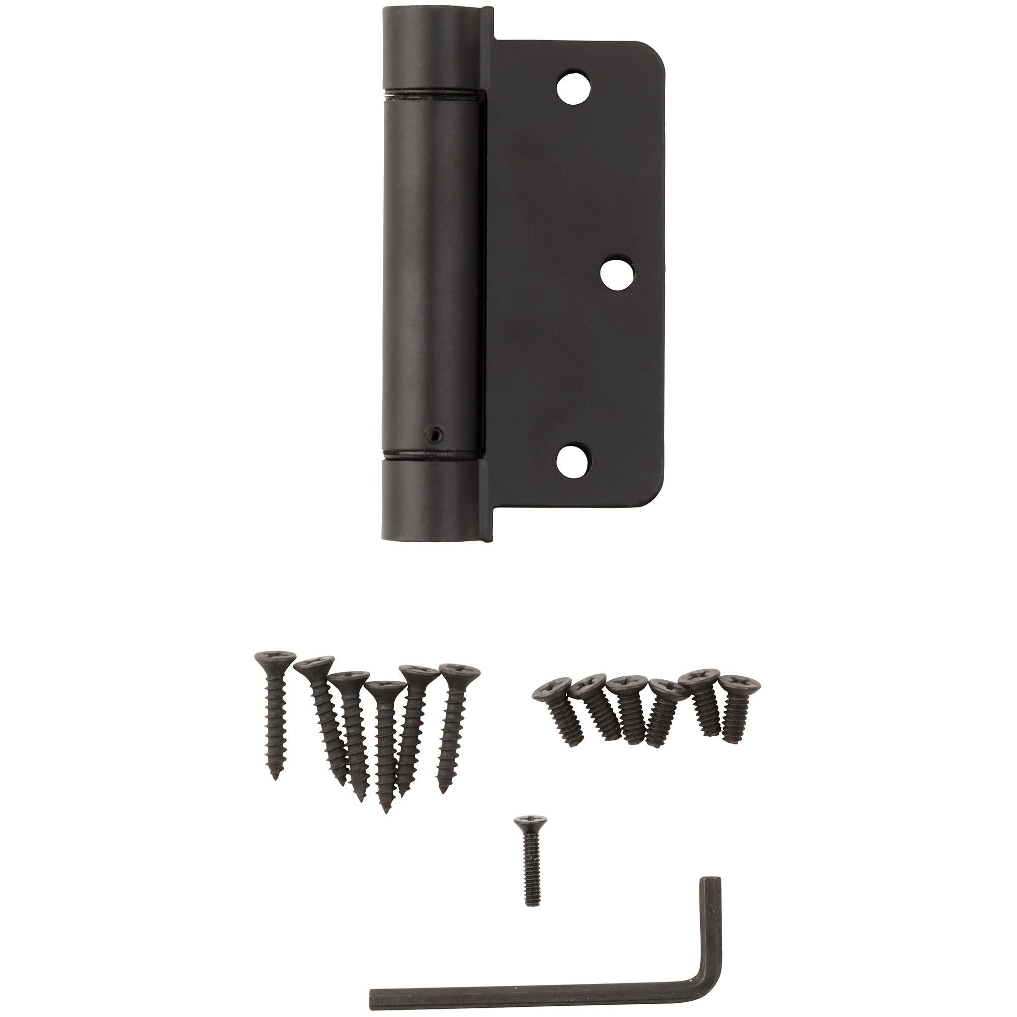 V521 3-1/2" 1/4R Spring Hinge - Oil-Rubbed Bronze