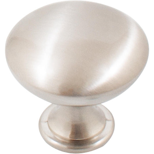 Stone Harbor Hardware Classic Cabinet Knob, 1-1/8 Inches, Satin Nickel