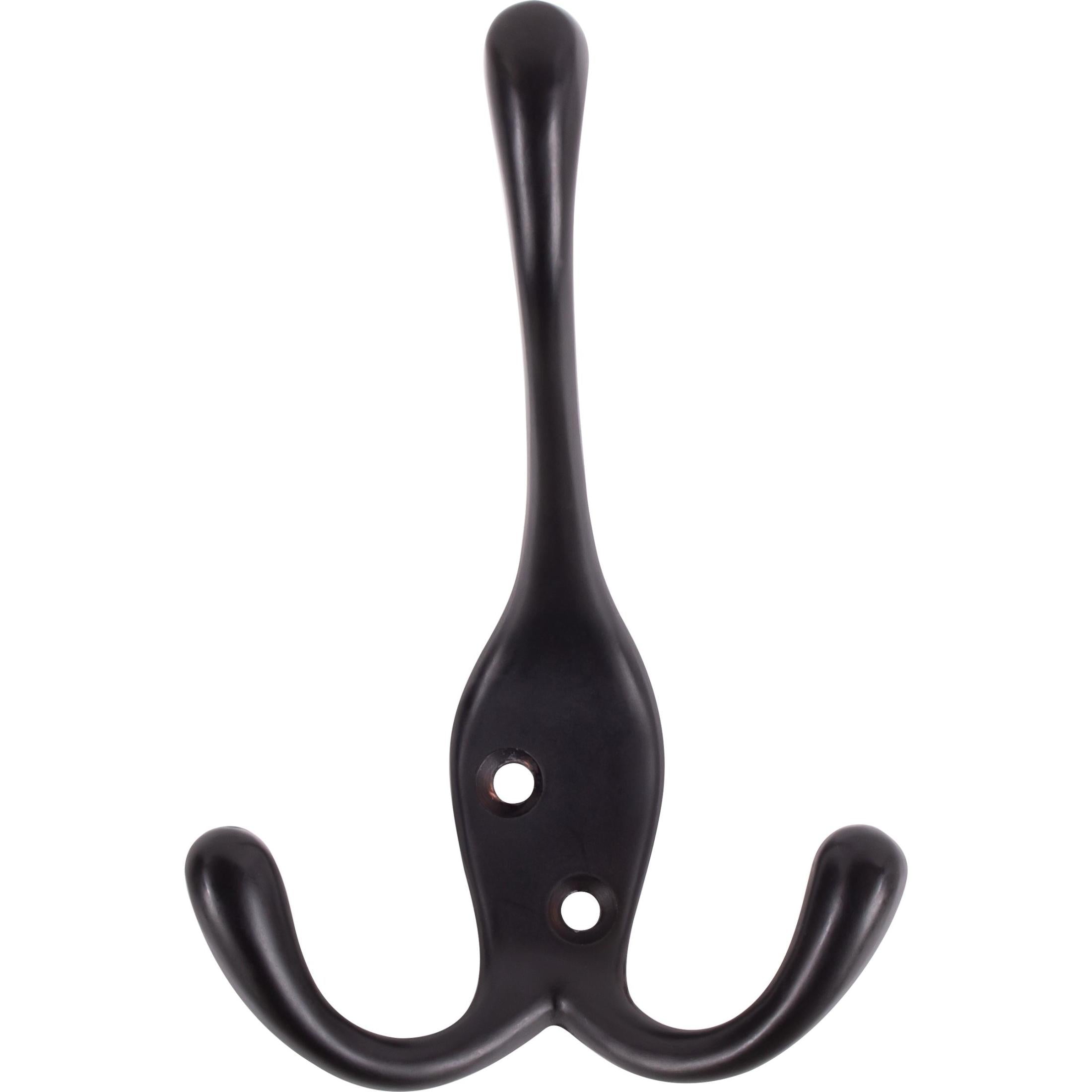 Triple Robe Hook, 3-15/16" High, Multiple Projections