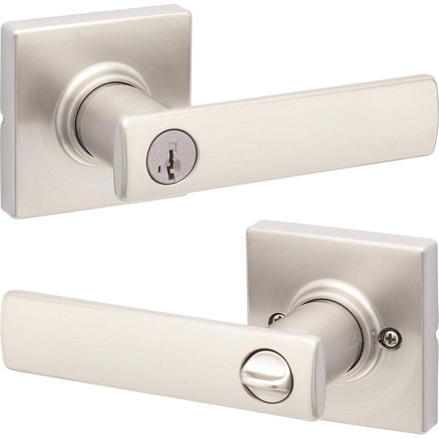 405BRNL SQT 15 SMT 6AL RCS K4 Breton Keyed Entry - Satin Nickel