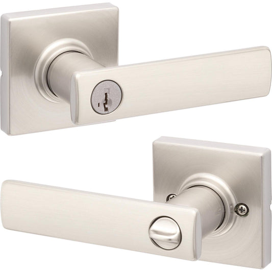 405BRNL SQT 15 SMT 6AL RCS K4 Breton Keyed Entry - Satin Nickel