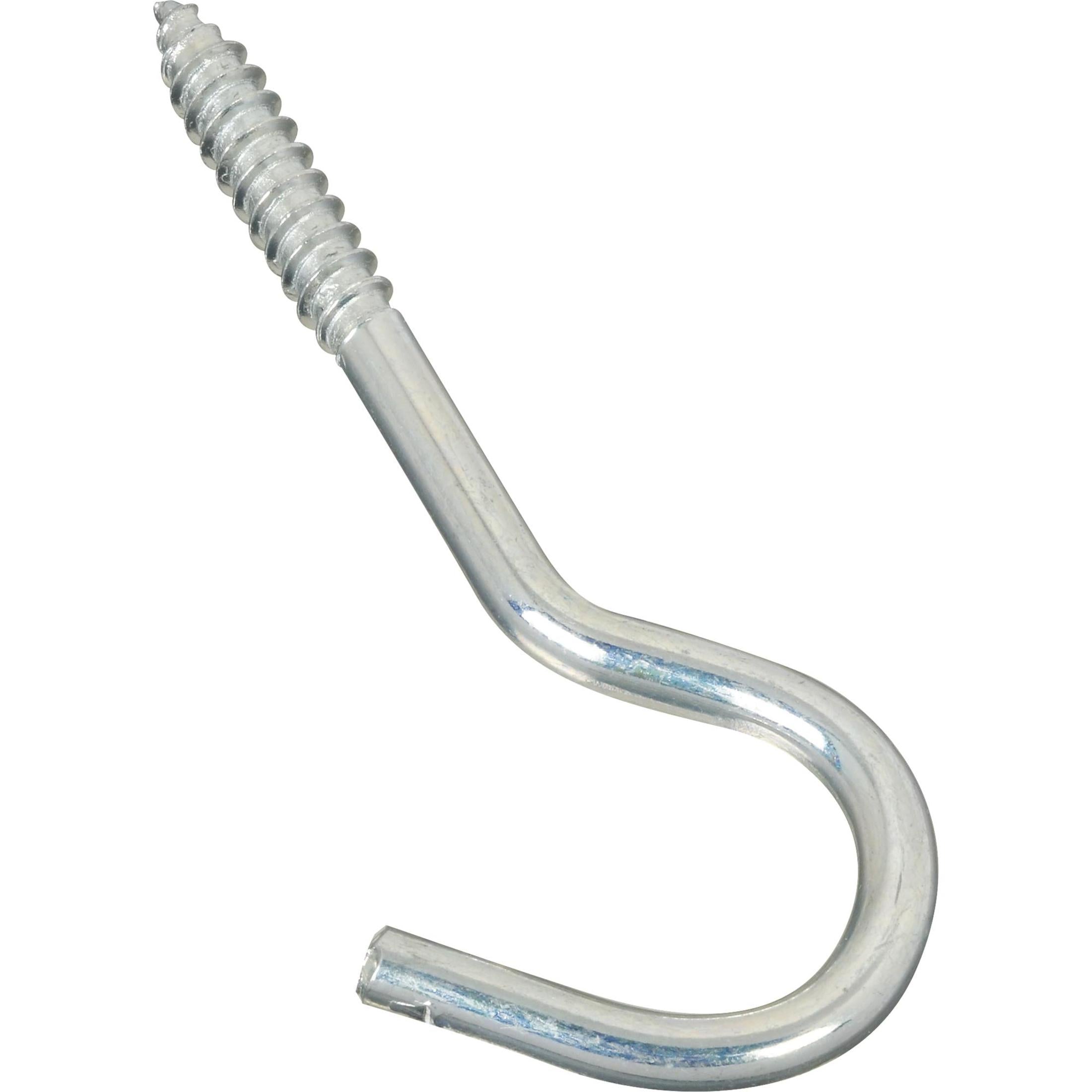 National Hardware - N220-863 2156BC, 1/4" x 4-1/4" Screw Hook in Zinc Plated