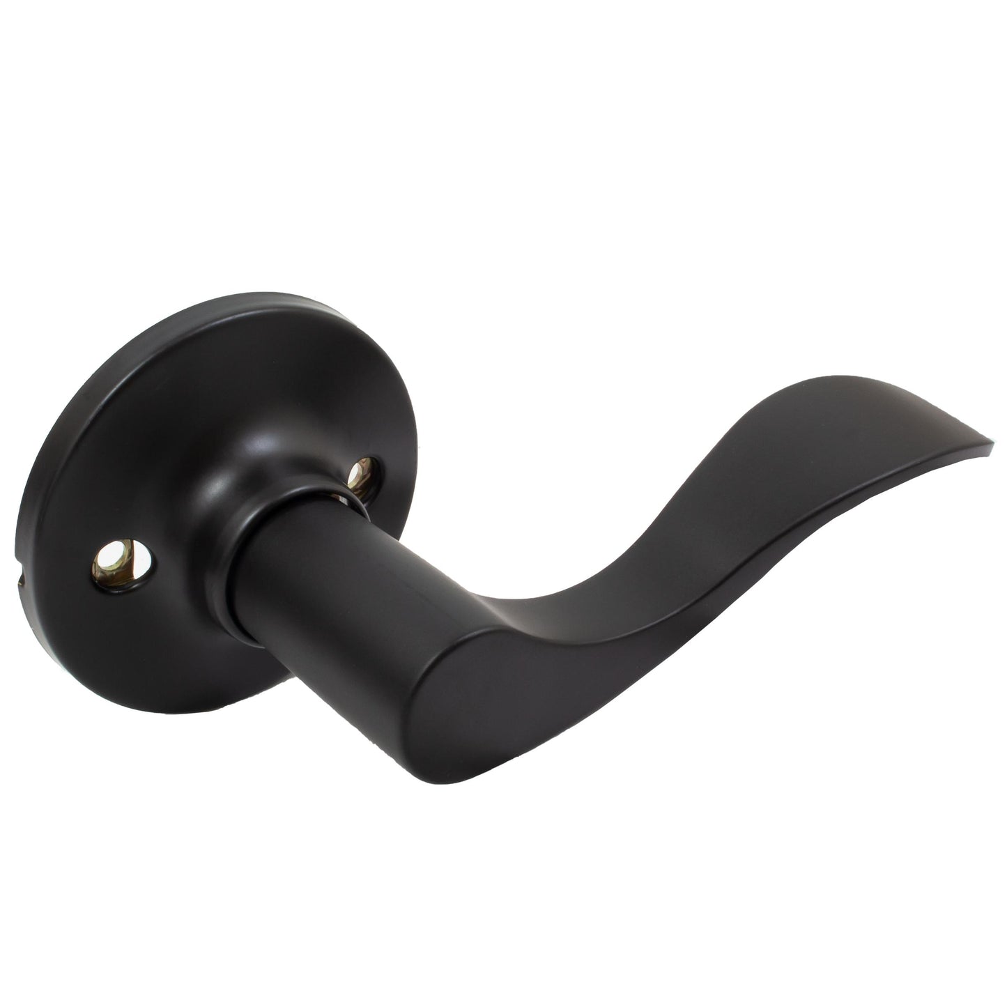 Stone Harbor Hardware Beaverton Door Lever, Dummy (Non-Turning) Latch, Right-Handed, Matte Black