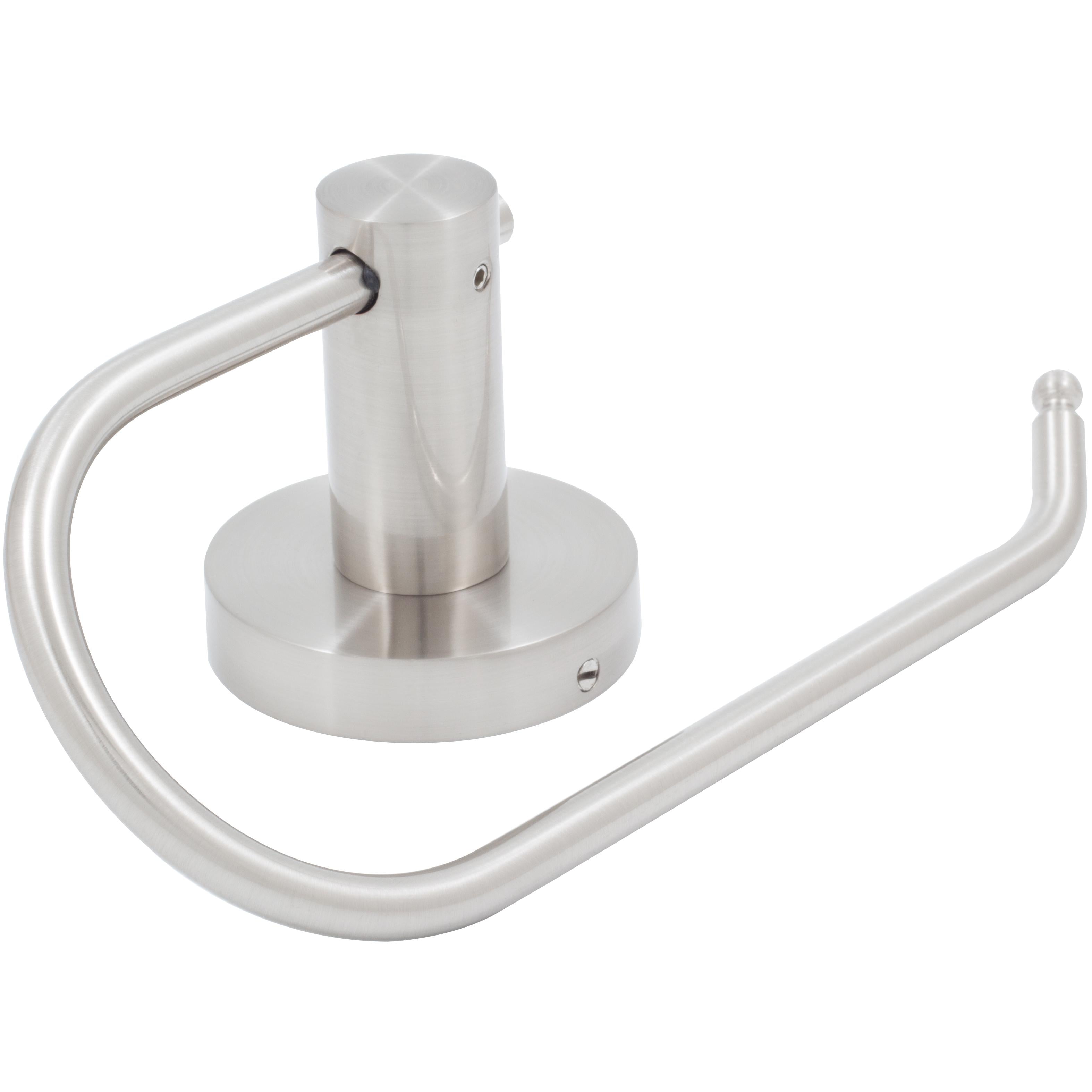 Zurich Euro Paper Holder - Satin Nickel