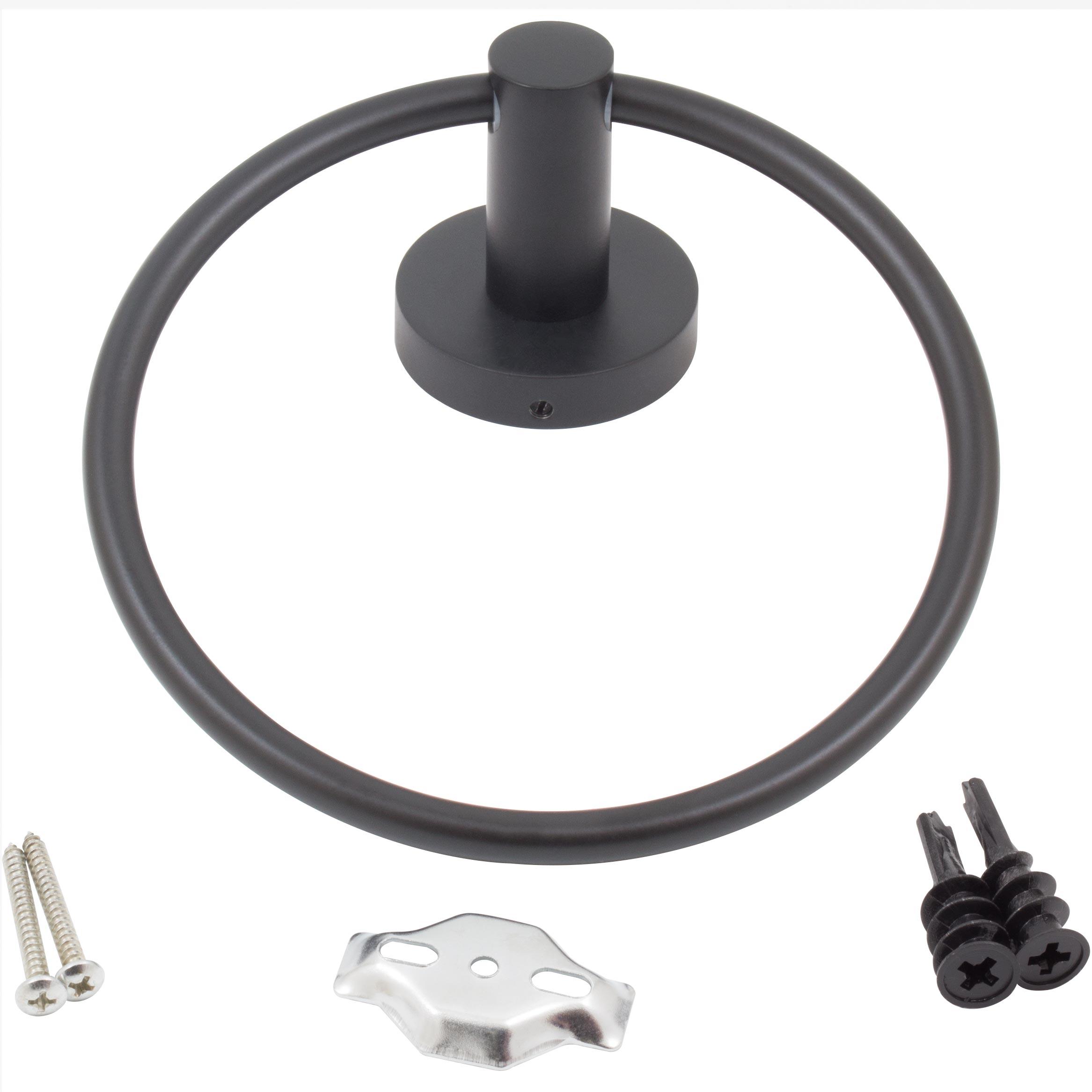 Zurich Towel Ring - Matte Black