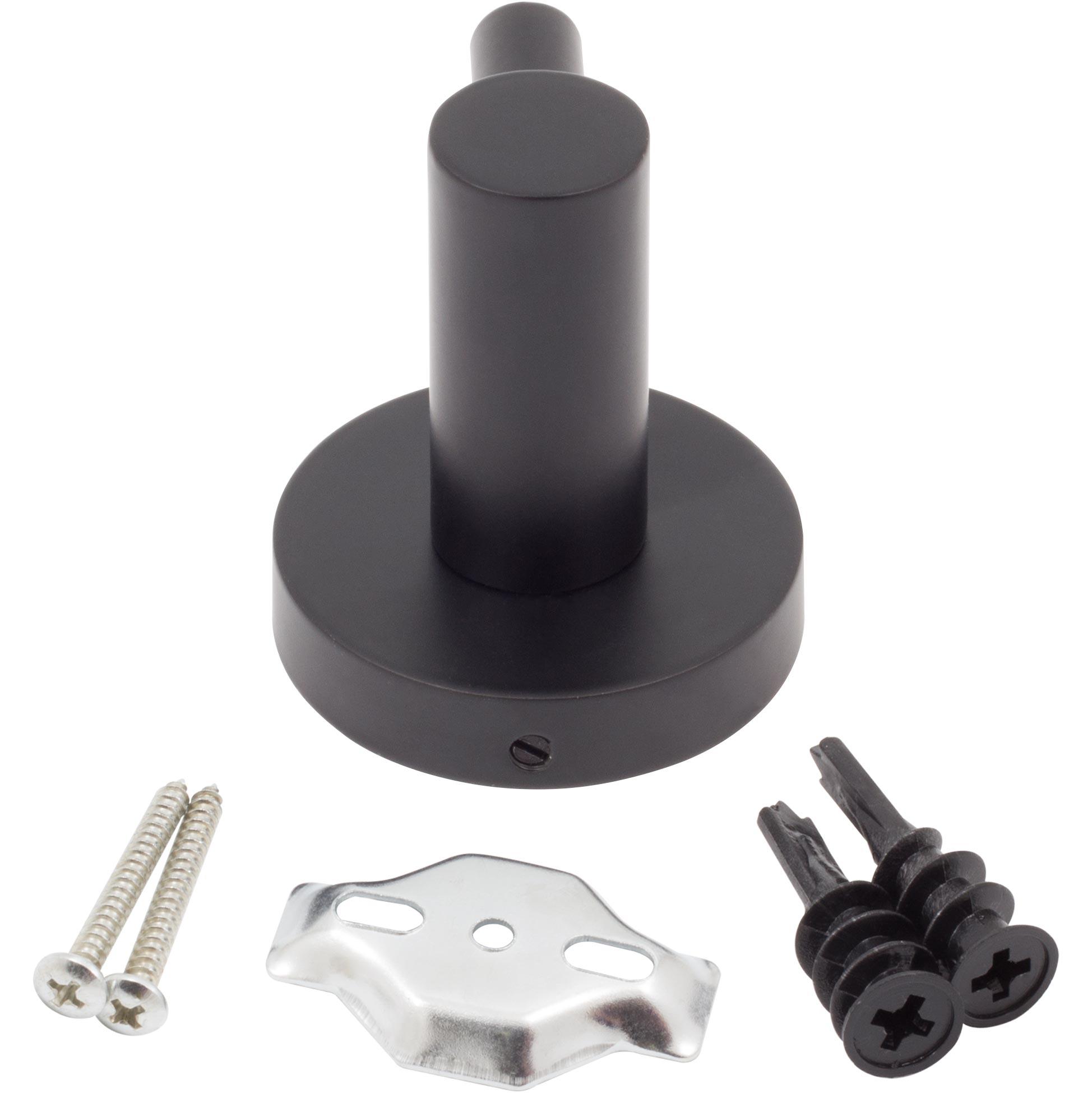 Zurich Robe Hook - Matte Black