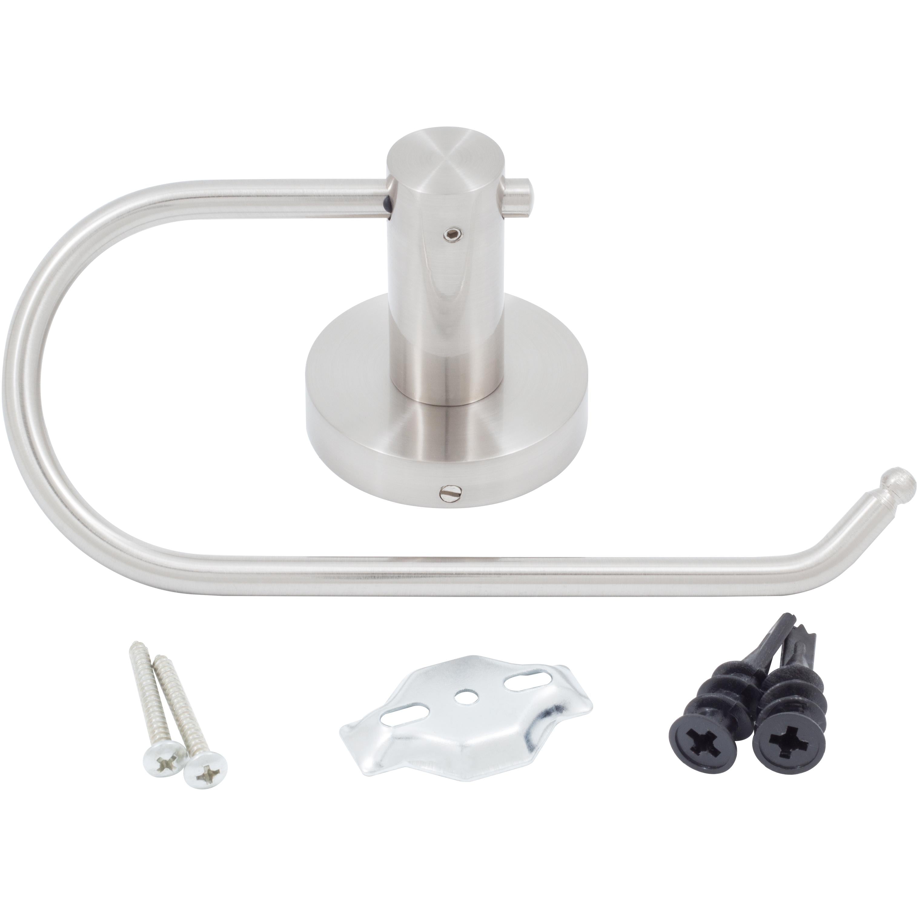 Zurich Euro Paper Holder - Satin Nickel