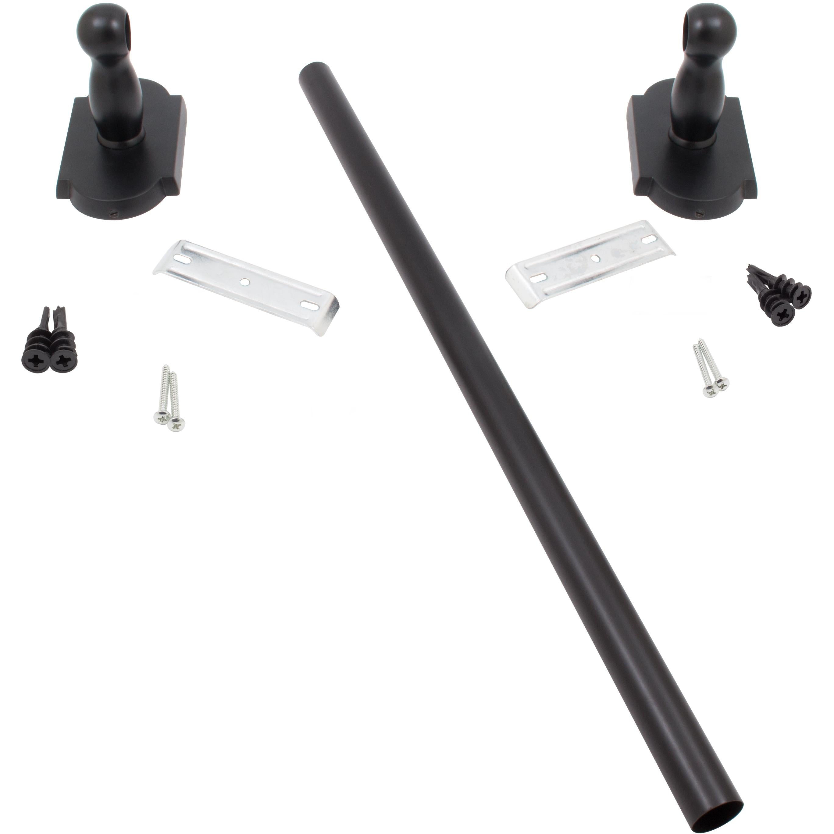 Stone Harbor Hardware Laredo Bath Collection, Matte Black