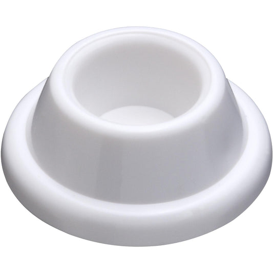National Hardware N215-897 V237 Wall Door Stops in White, 2 pack