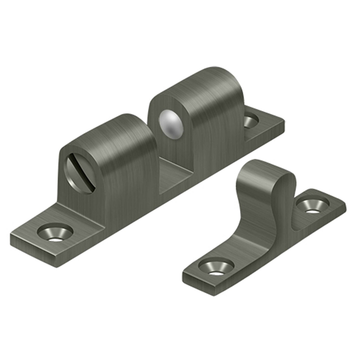 Deltana BTC20U15A Solid Brass 2.3-Inch x 0.4-Inch Ball Tension Catch