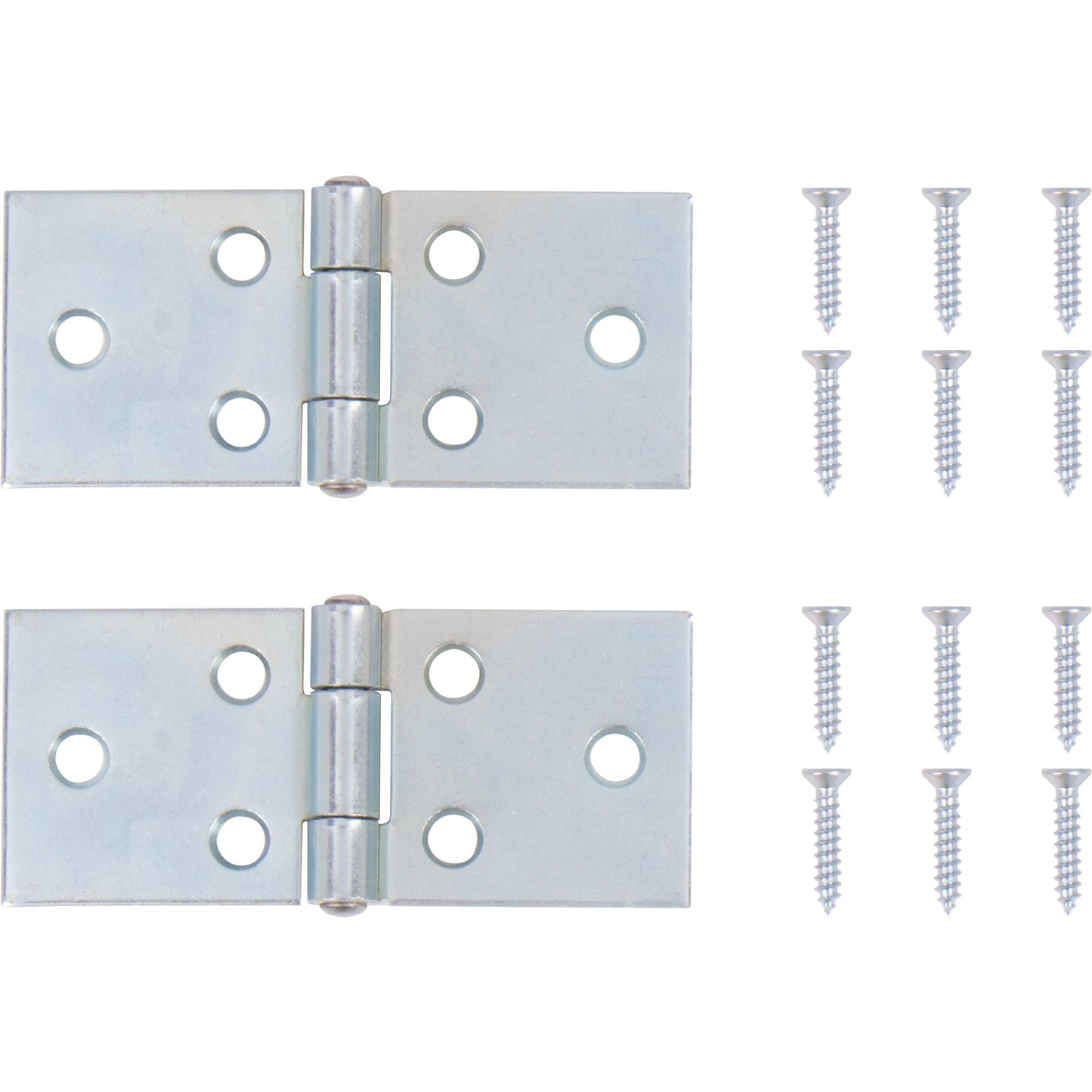 Stone Harbor Hardware Back Flap Hinge, 1-1/2 Inches, 2-Pack, Zinc Plated