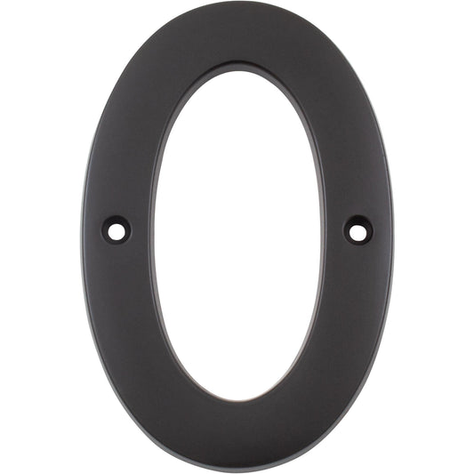 Stone Harbor Hardware Heavy-Duty House Numbers, #0, 4 Inches, Oil-Rubbed Bronze