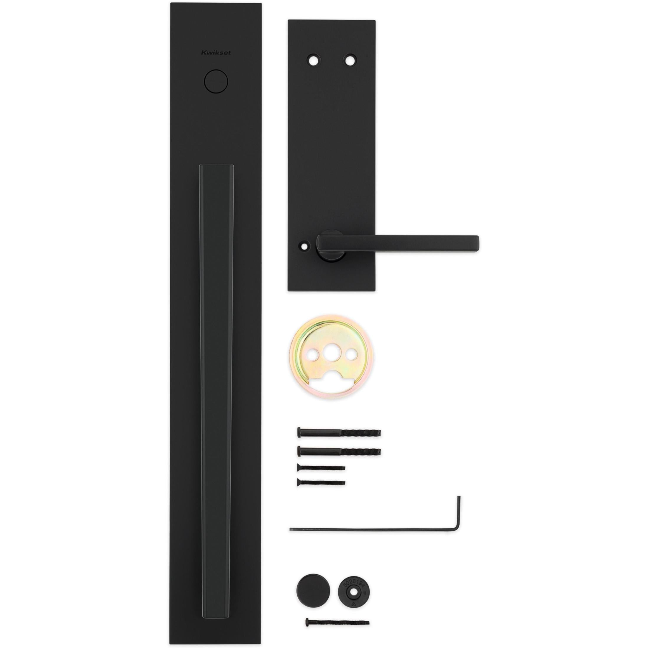819CRHxHFL SQF 514 Caerus / Halifax Dummy Handleset - Matte Black