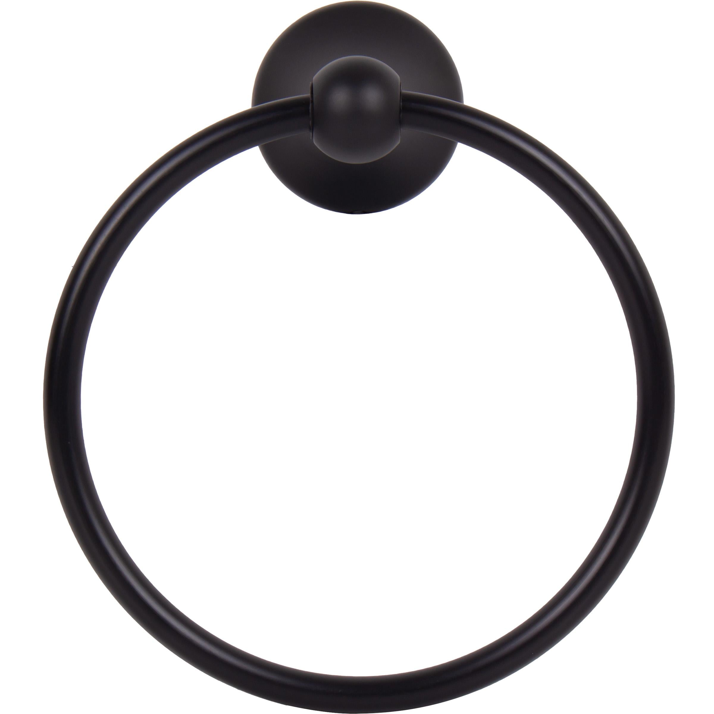 Coastal Towel Ring - Matte Black