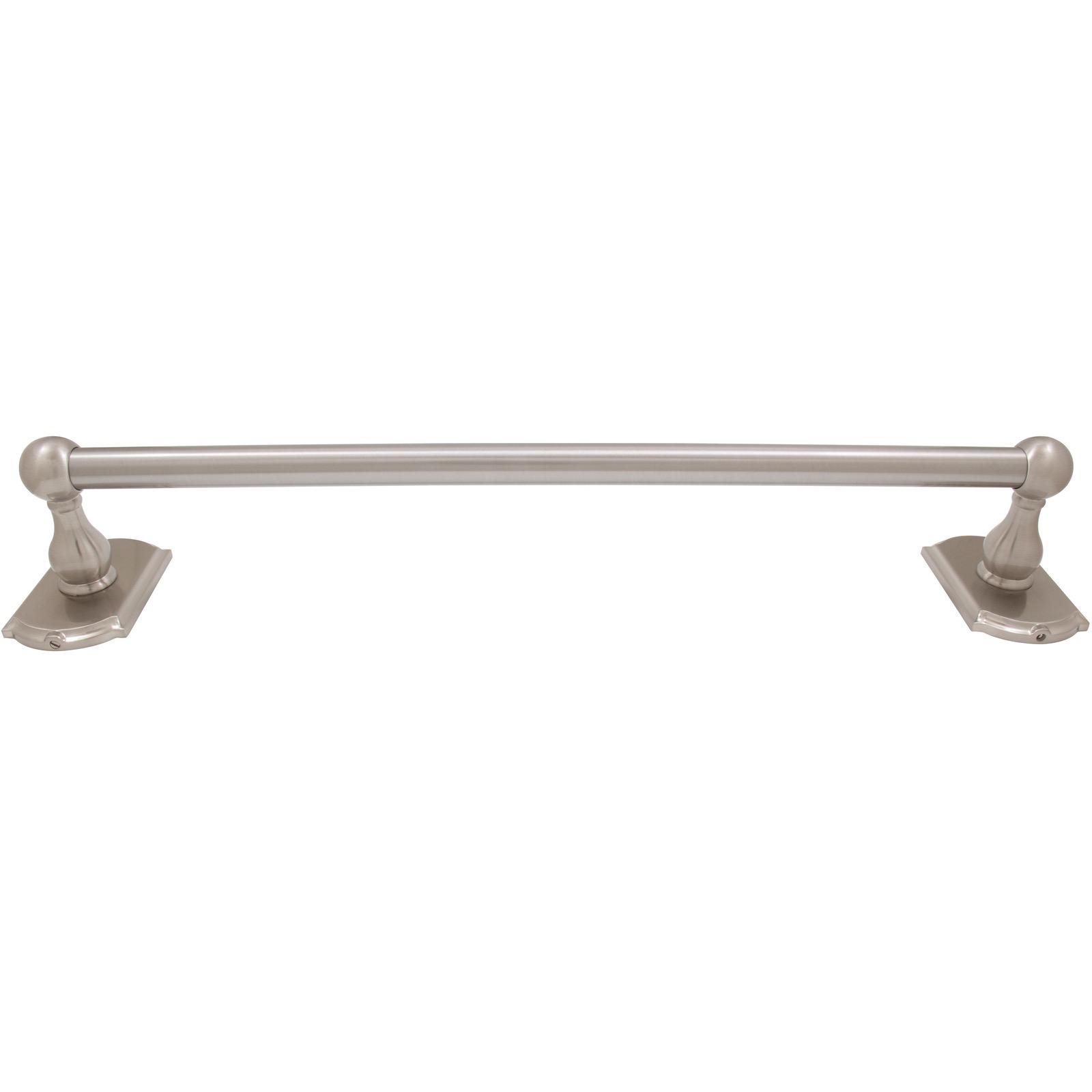 Stone Harbor Hardware Cambridge Towel Bar, 18 Inches, Satin Nickel