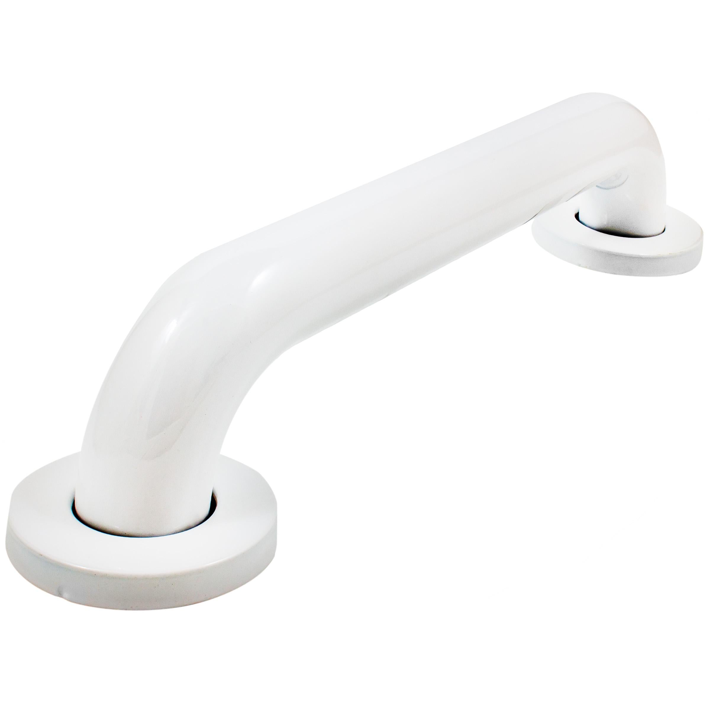 Stone Harbor Hardware Grab Bar, 12 Inches, 1-1/2" Diameter, 1-1/2" Wall Clearance, Concealed Screws, White