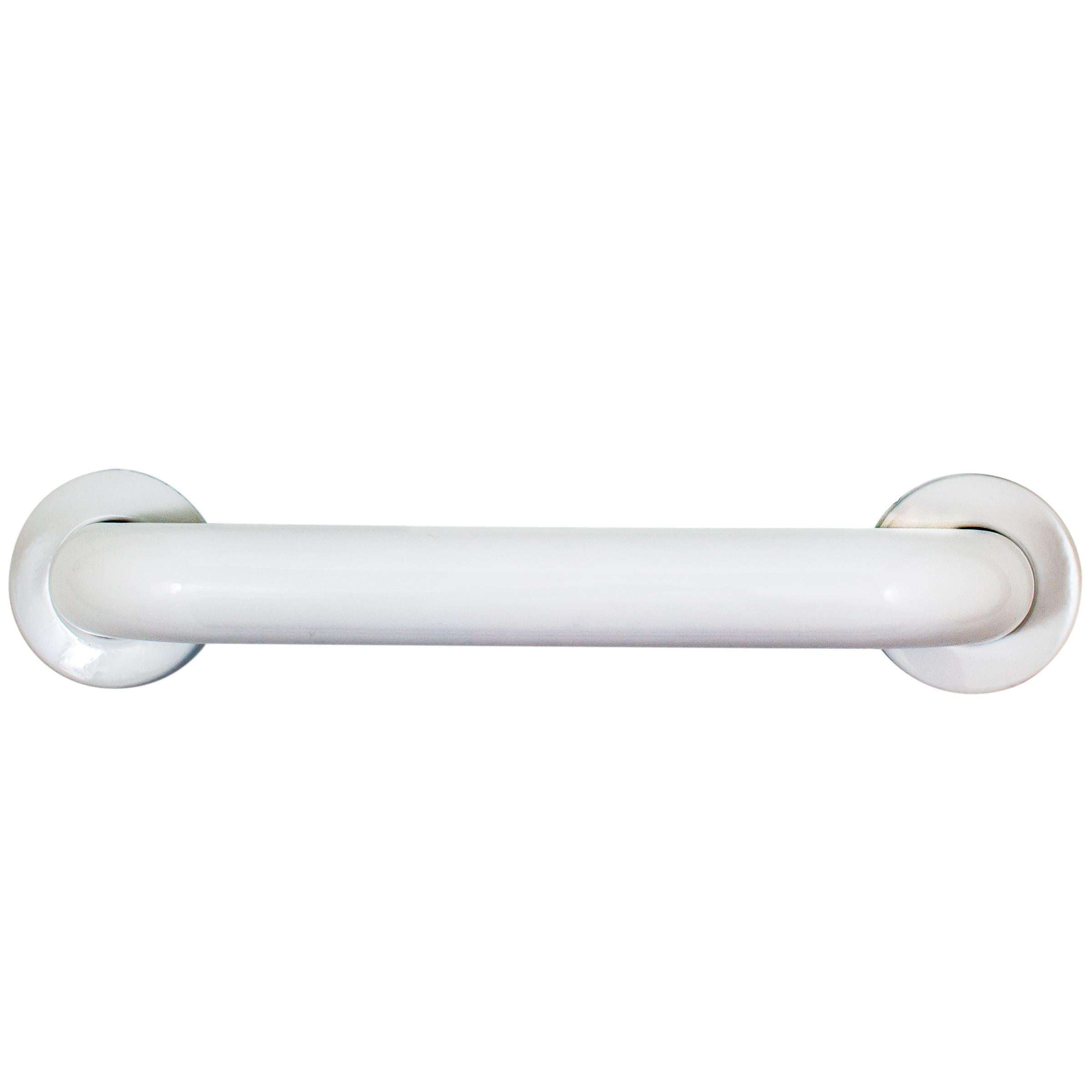 Stone Harbor Hardware Grab Bar, 12 Inches, 1-1/2" Diameter, 1-1/2" Wall Clearance, Concealed Screws, White