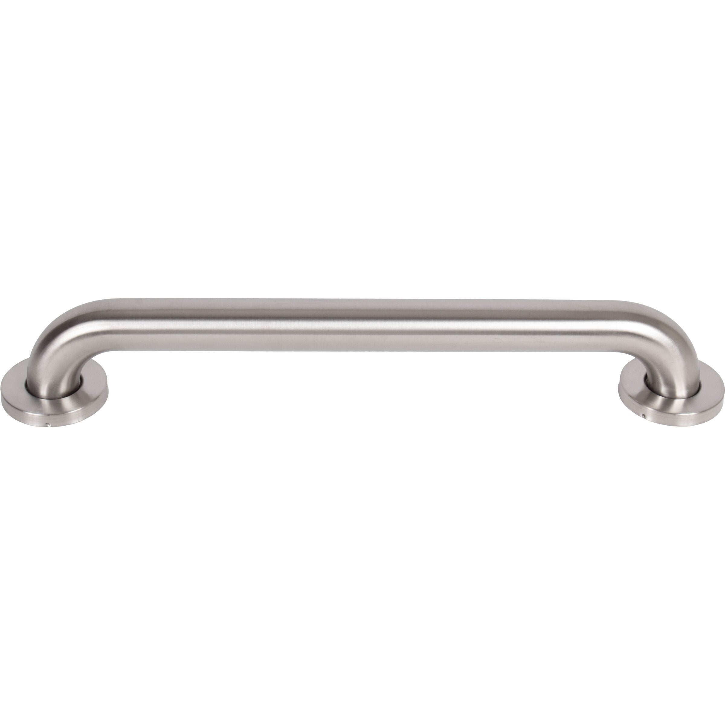 Standard and Knurled Grab Bars 12, 18, 24, 36, 42, 48 or 54 inches, 1-1/2" Diameter, 1-1/2" Wall Clearance, Concealed Screws