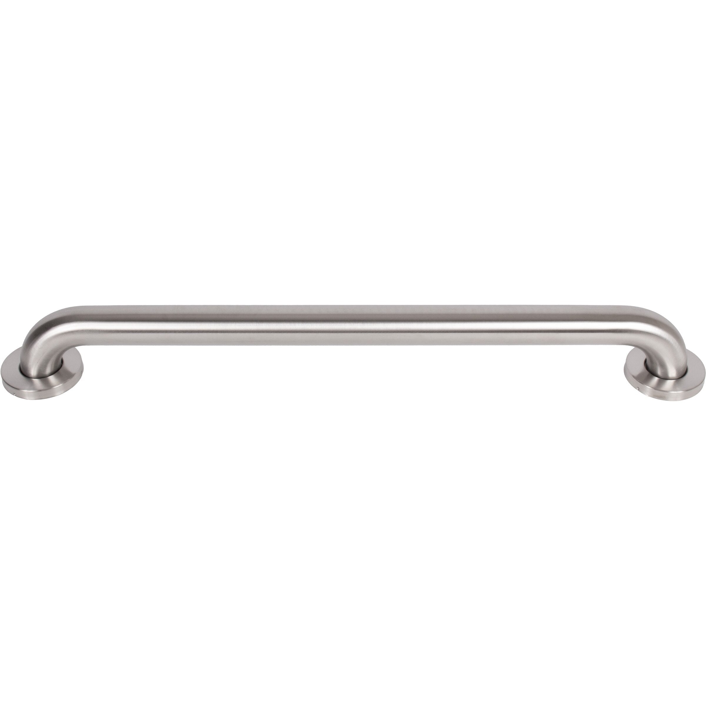 Standard and Knurled Grab Bars 12, 18, 24, 36, 42, 48 or 54 inches, 1-1/2" Diameter, 1-1/2" Wall Clearance, Concealed Screws