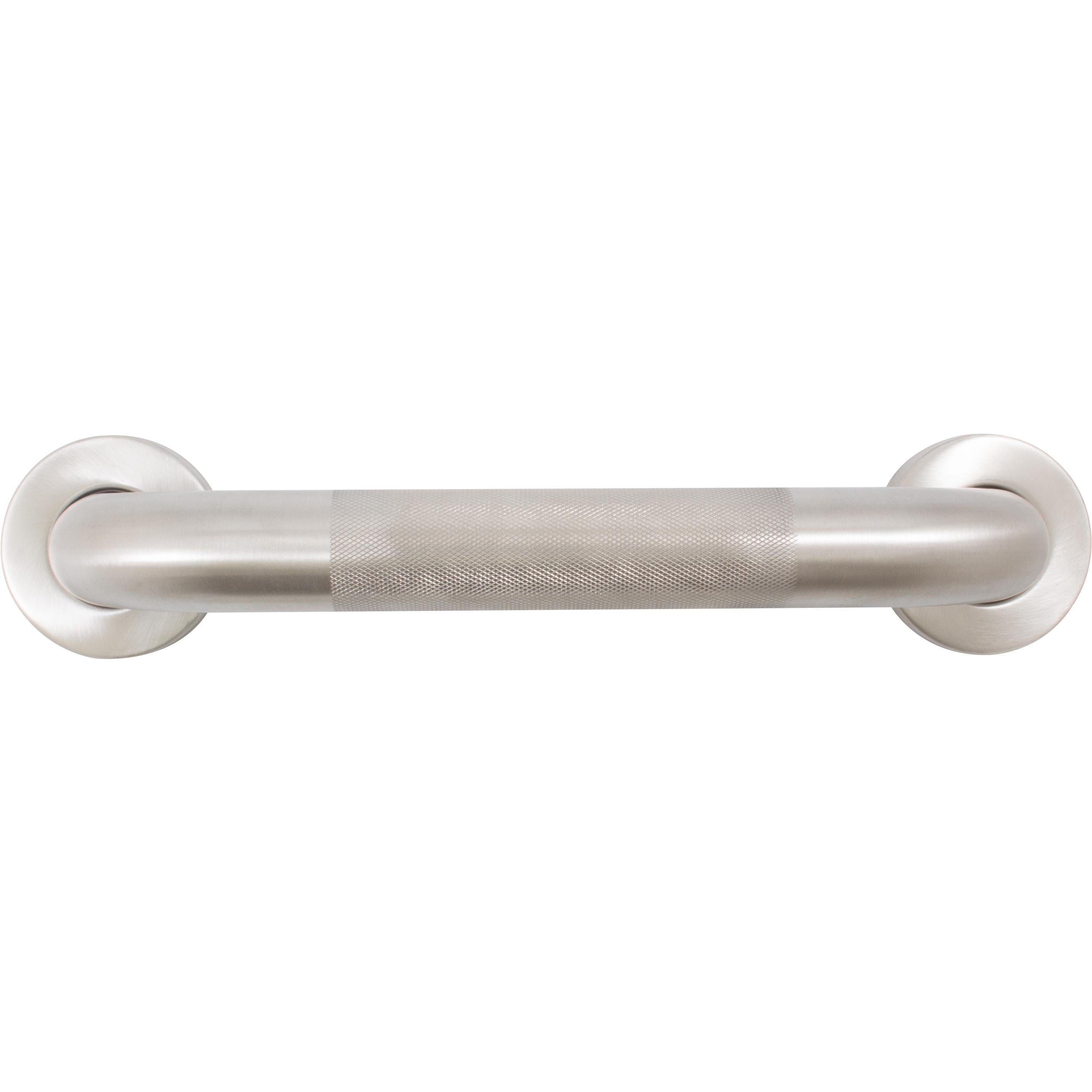 Standard and Knurled Grab Bars 12, 18, 24, 36, 42, 48 or 54 inches, 1-1/2" Diameter, 1-1/2" Wall Clearance, Concealed Screws