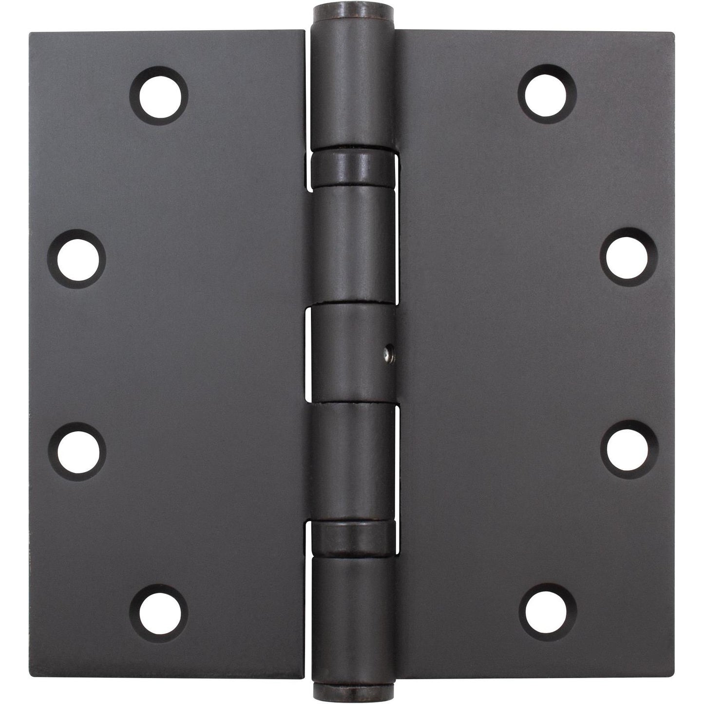 Stone Harbor Hardware Heavy-Duty Commercial Grade Ball Bearing Hinge, Non-Removable Hinge, 5 Inches, Square Corner, .145 Gauge, Oil-Rubbed Bronze