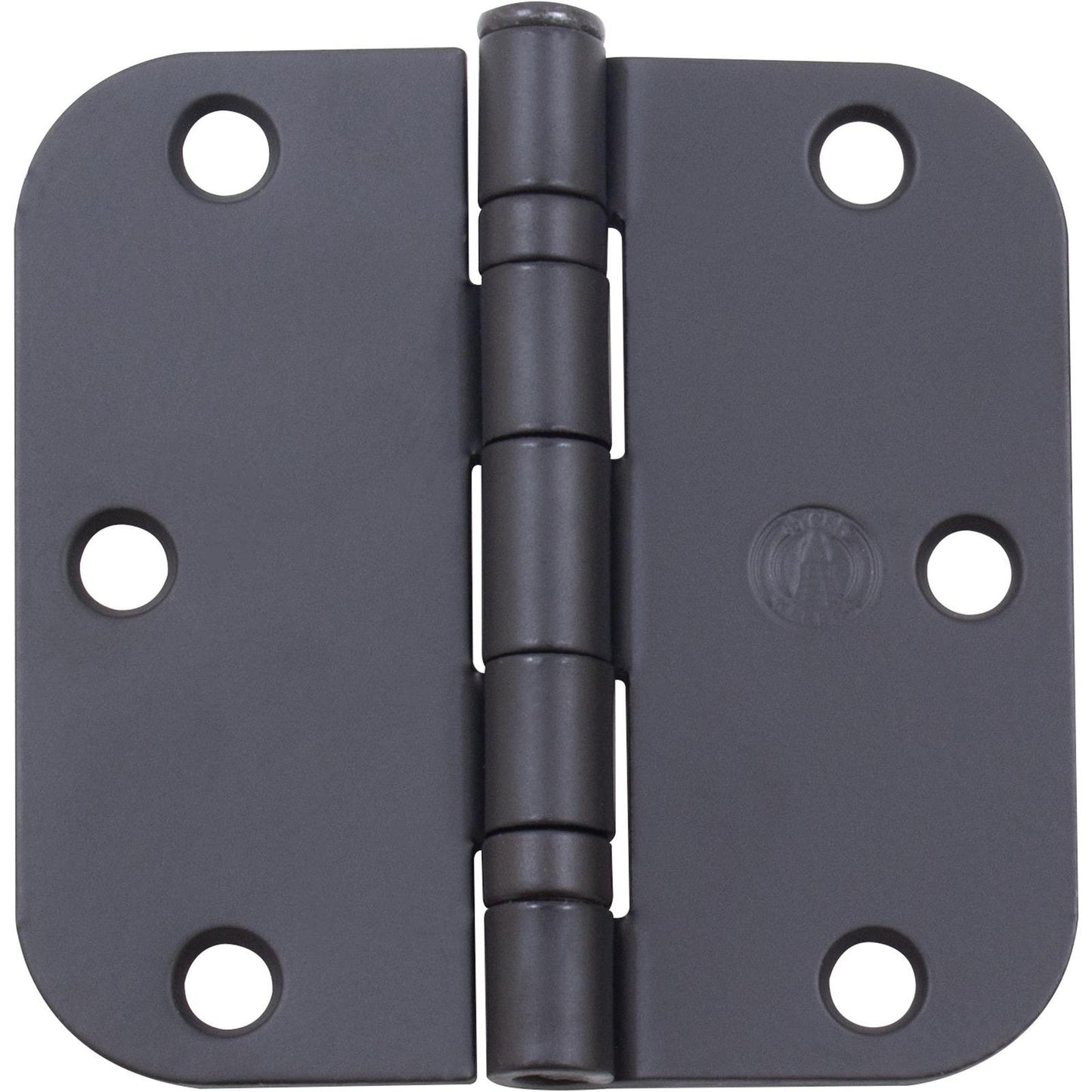 Stone Harbor Hardware Ball Bearing Hinge, 3-1/2 Inches, 5/8" Radius Corner, Bulk Pack (100 Each), Matte Black