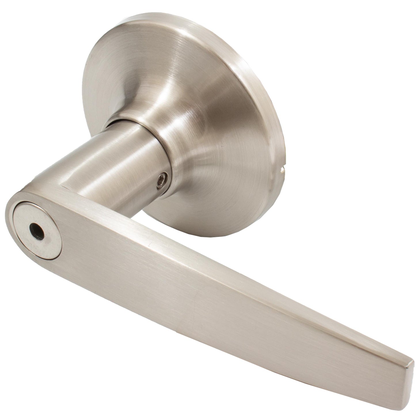 Stone Harbor Hardware Tucson Door Lever, Privacy (Bed/Bath) Latch, Satin Nickel
