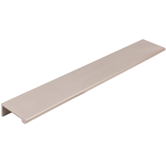 Stone Harbor Hardware Cabinet Edge Pull, 8 Inches, 11-1/4" Overall Length, Satin Nickel