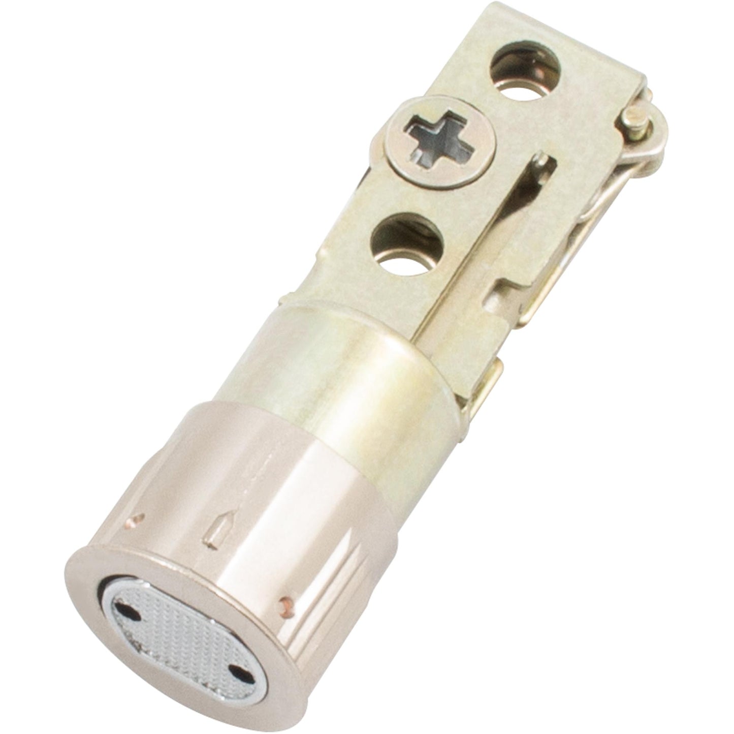 Stone Harbor Hardware Drive-In Adjustable Latch for Deadbolts, Satin Nickel