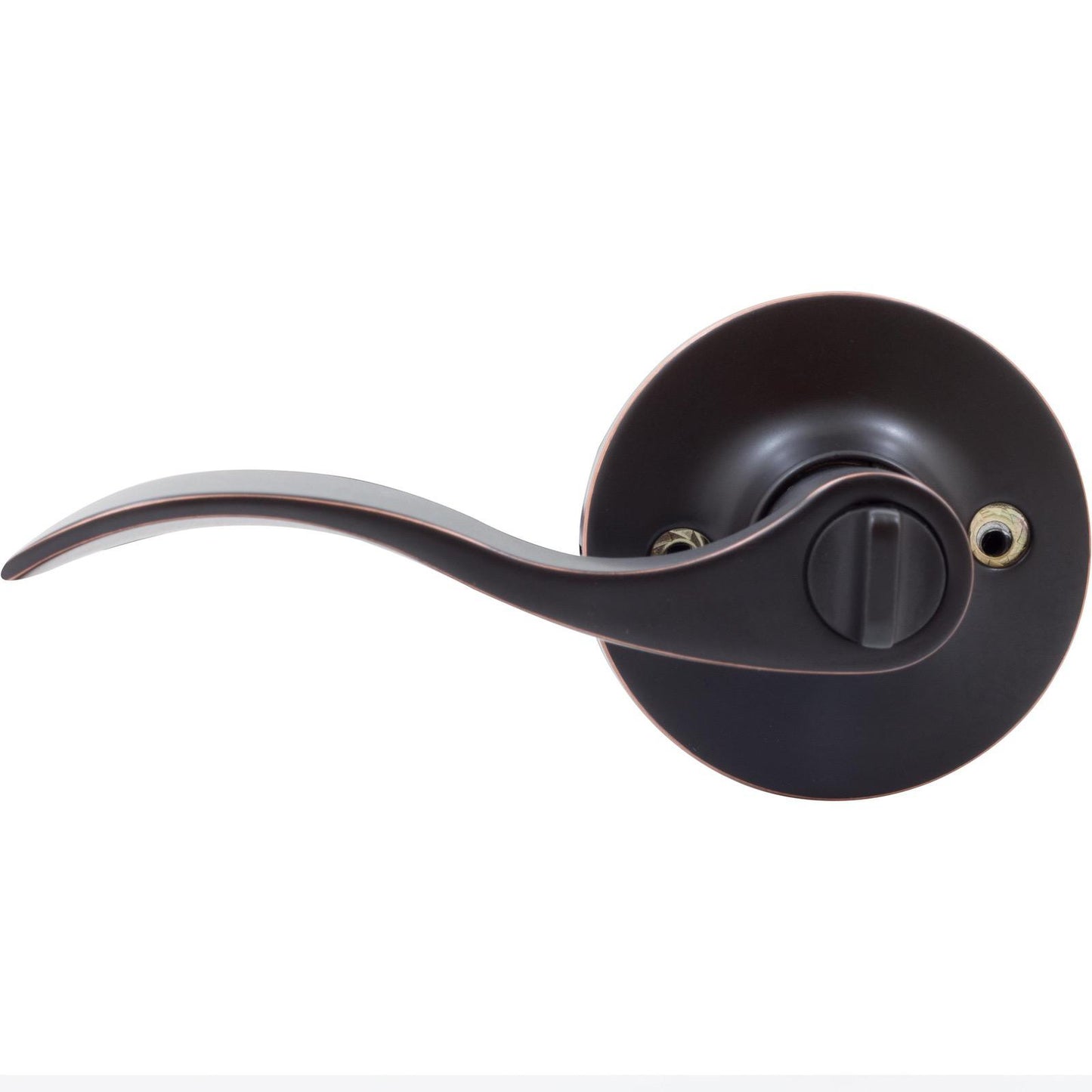 Stone Harbor Hardware Beaverton Door Lever, Entry Latch, KW Keyway, Vintage Bronze