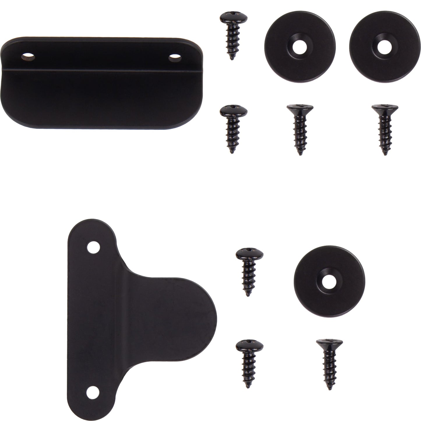 Stone Harbor Hardware Magnetic Catch System, 3 Magnets, Top & Bottom Door Installation, Black