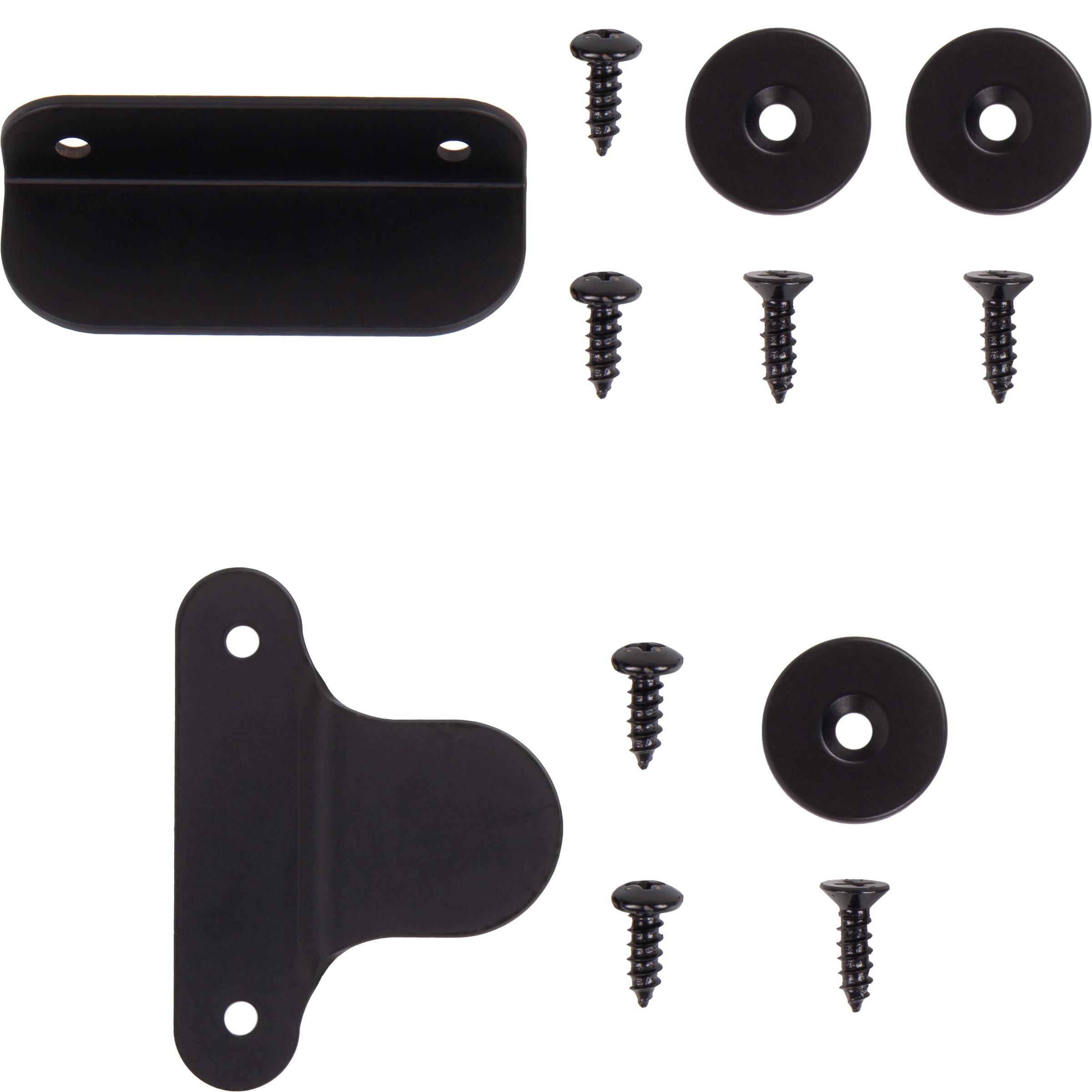 Stone Harbor Hardware Magnetic Catch System, 3 Magnets, Top & Bottom Door Installation, Black
