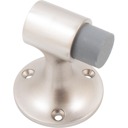Stone Harbor Hardware Heavy Duty Floor Door Stop, 3 Inches, Satin Nickel