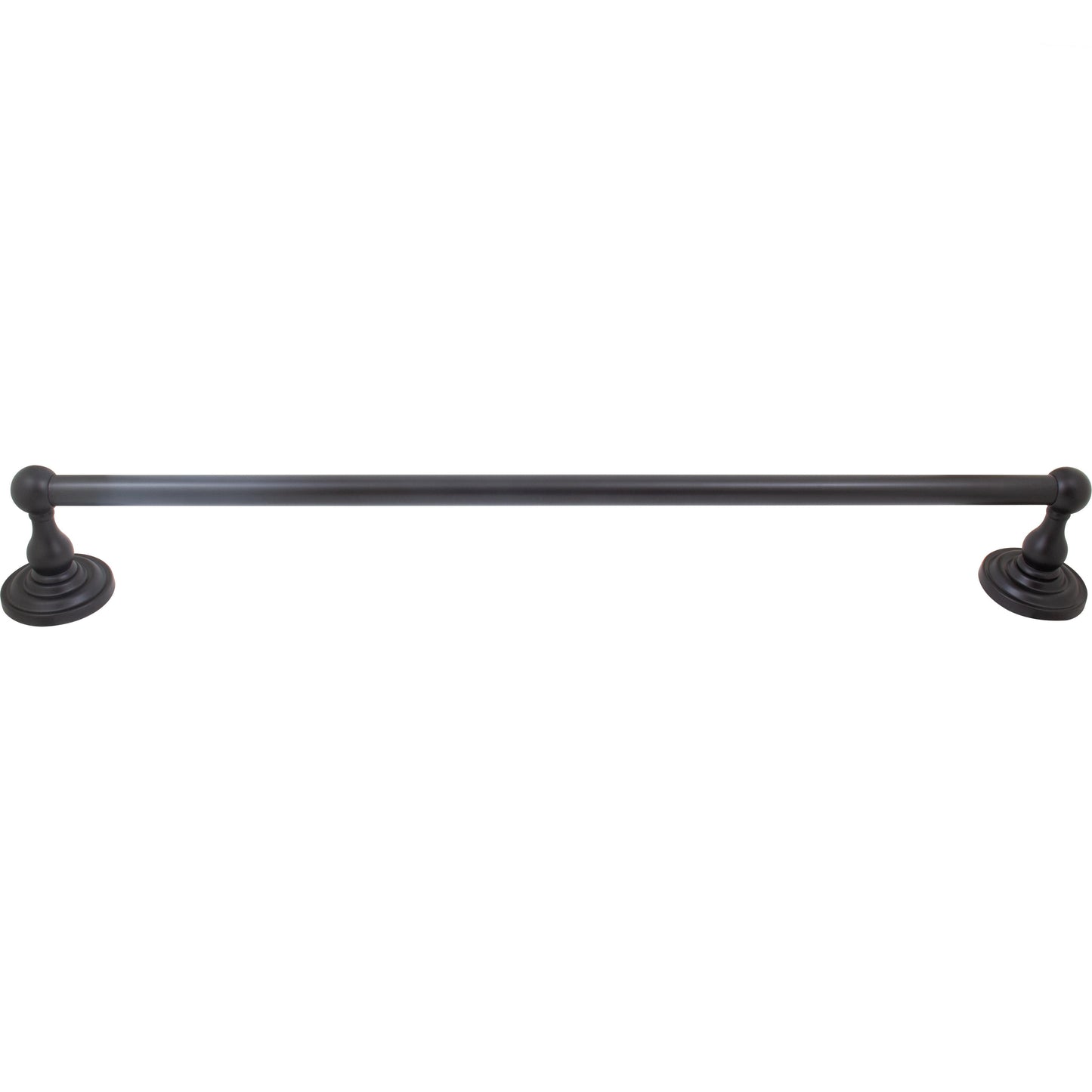 Stone Harbor Hardware Charlotte Towel Bar, 24 Inches, Matte Black