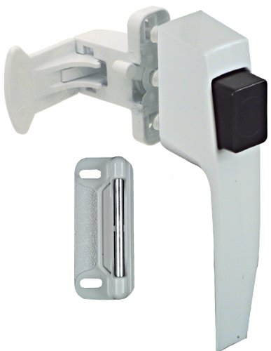 National Hardware - V1326 Pushbutton Latch without Key - White
