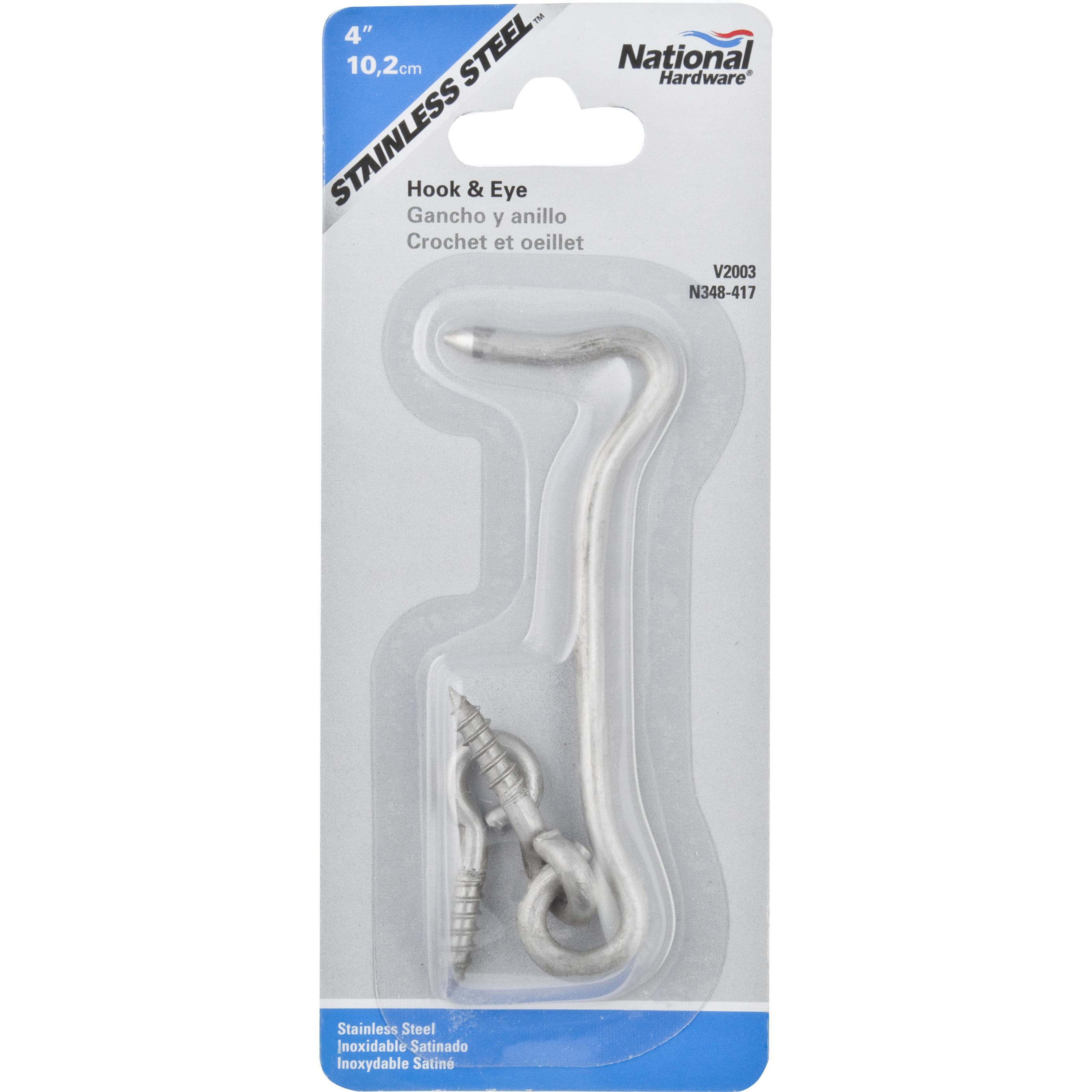 V2003 4" Hook and Eye - Stainless Steel