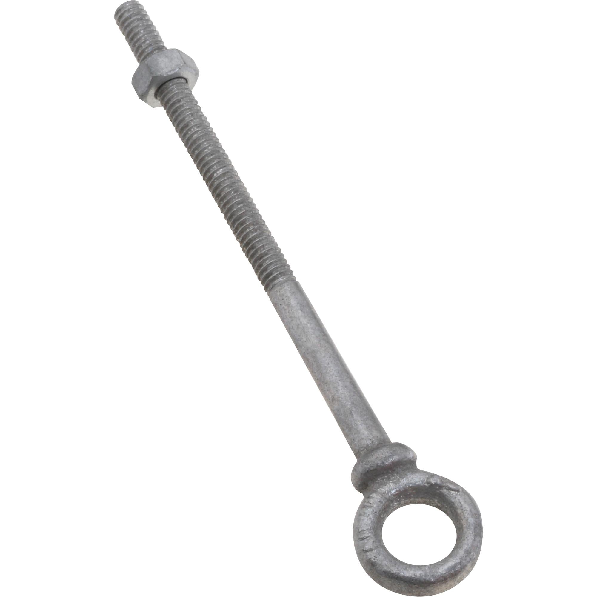 3260BC 1/4" x 4" Forged Eye Bolt with Shoulder - Galvanized
