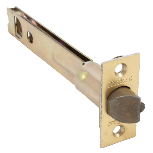 Kwikset 83014 5L SCDL 5" Backset Deadlatch, Polished Brass