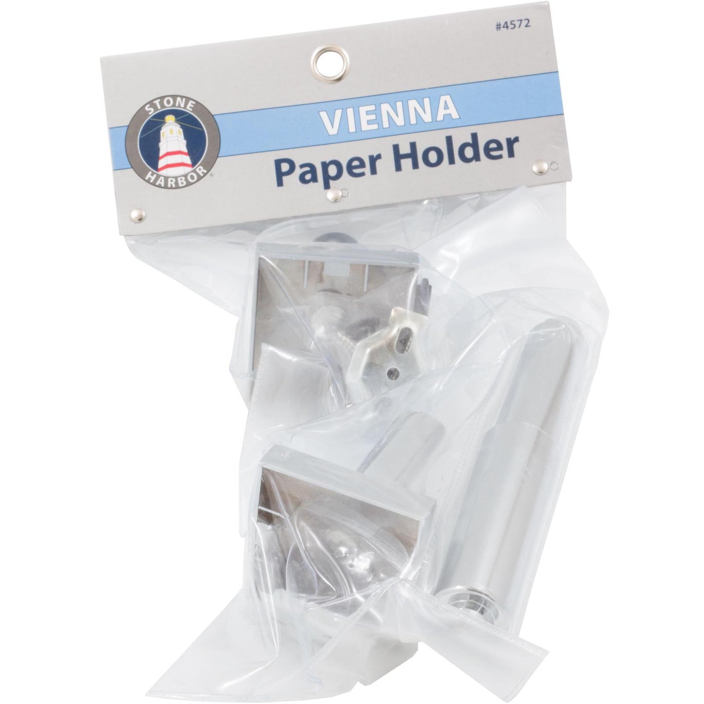 Stone Harbor Hardware Vienna Toilet Paper Holder, Polished Chrome