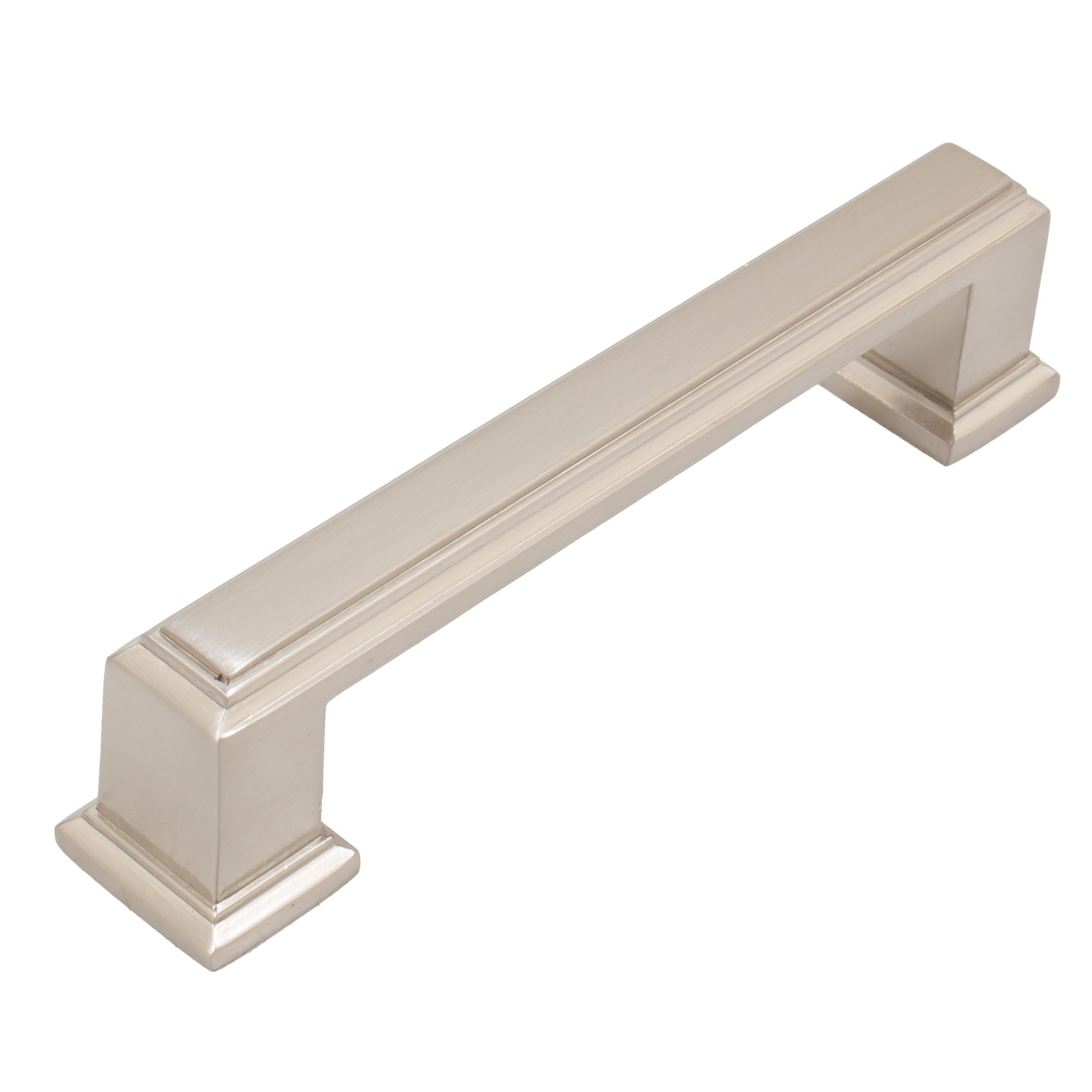 Stone Harbor Hardware Metropolis Cabinet Pull, 96 Millimeters, Satin Nickel
