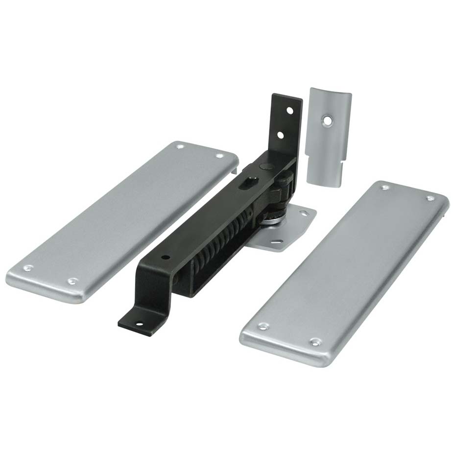 Deltana DASH95U26D Hold-Open Double Acting Floor Hinge - Satin Chrome